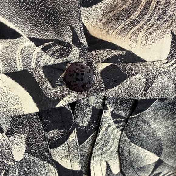 Vintage Rare Designer Black and Cream Blazer - Picture 8 of 10